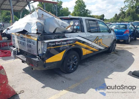 2025 Honda Ridgeline Sport из США, поврежденный, VIN 5FPYK3F19SB008785